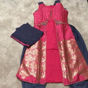 Girls dhoti Set ( India Size 34)